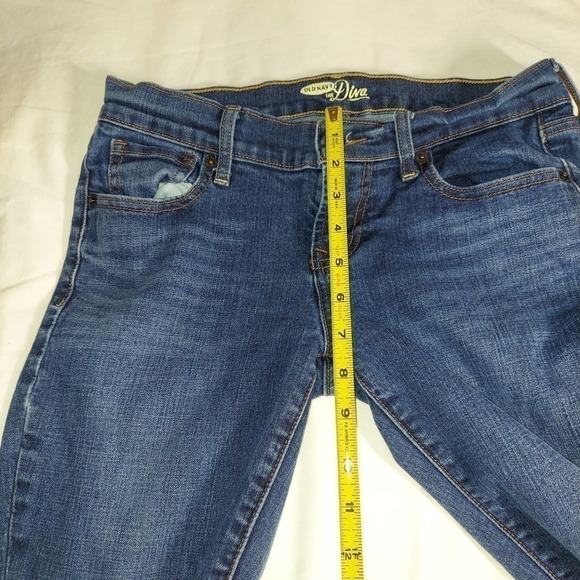 OLD Navy The Diva Skinny Jeans, 2 Short, Dark Blue - Picture 4 of 10